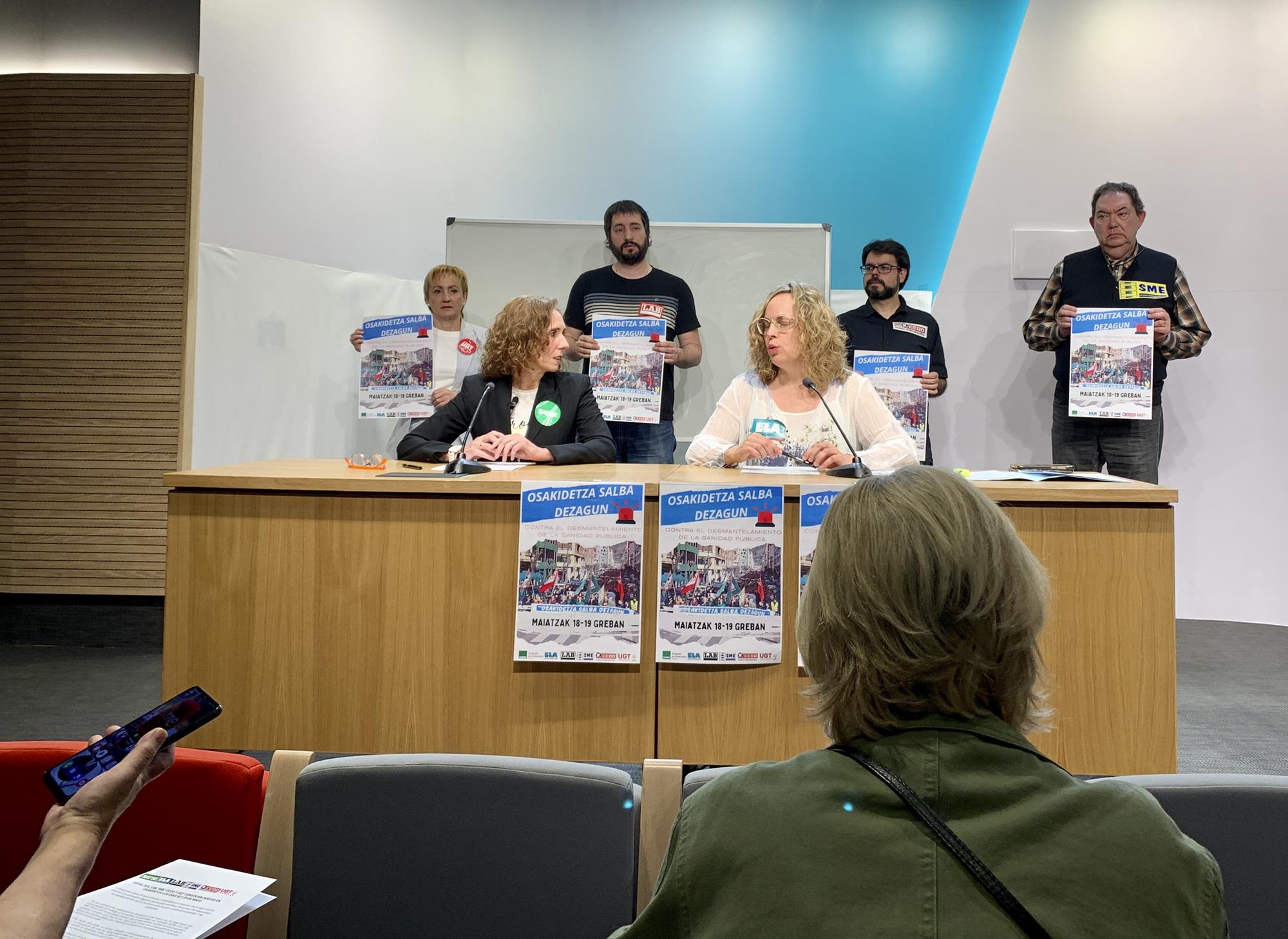 Osakidetza convocatoria huelga mayo 2023